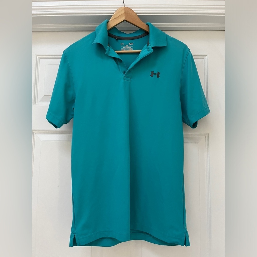 Under Armour Men’s Golf Polo with Collar and Side Slits size small